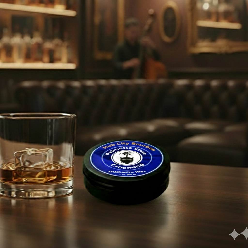 Hub City Bourbon Mustache Wax