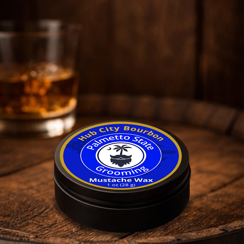 Hub City Bourbon Mustache Wax