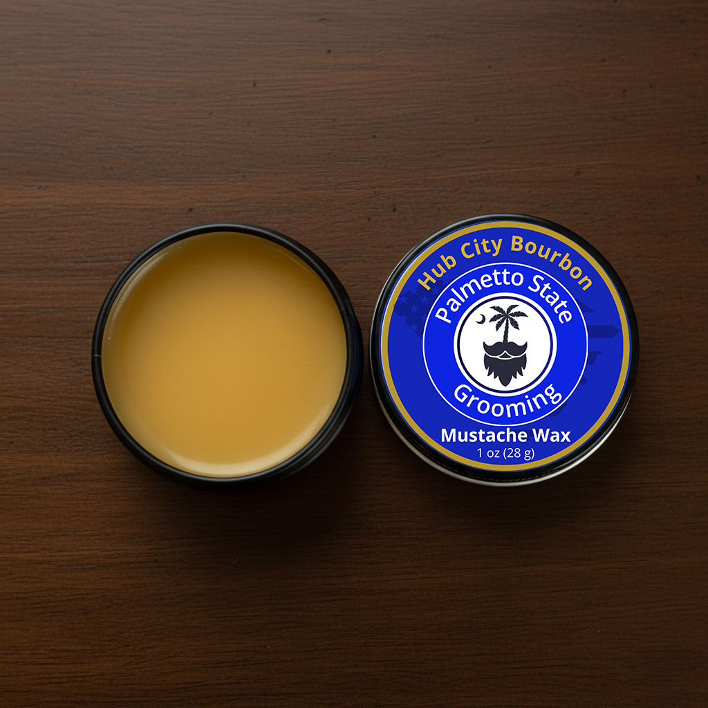 Hub City Bourbon Mustache Wax